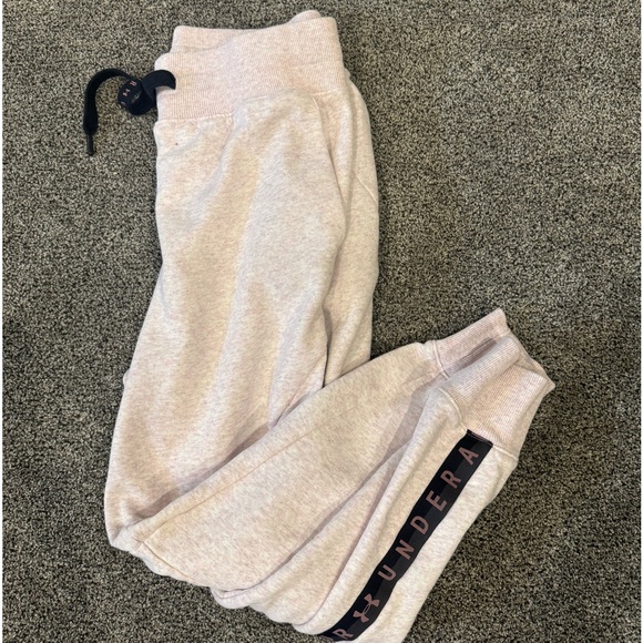 Under Armour / small Heathered pink joggers - Picture 1 of 5